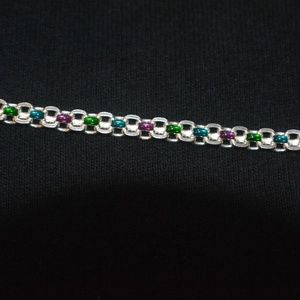 Milor Bracelet w/ Multicolored Gems